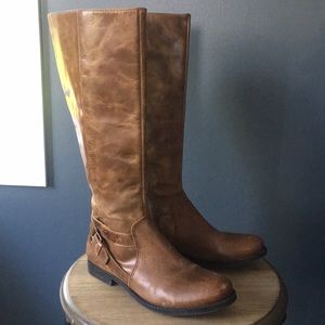 Matisse Tan Leather Heeled Boots